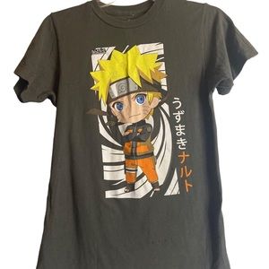 Good smile company grey black Naruto Shippuden short sleeve tshirt graphic t xs